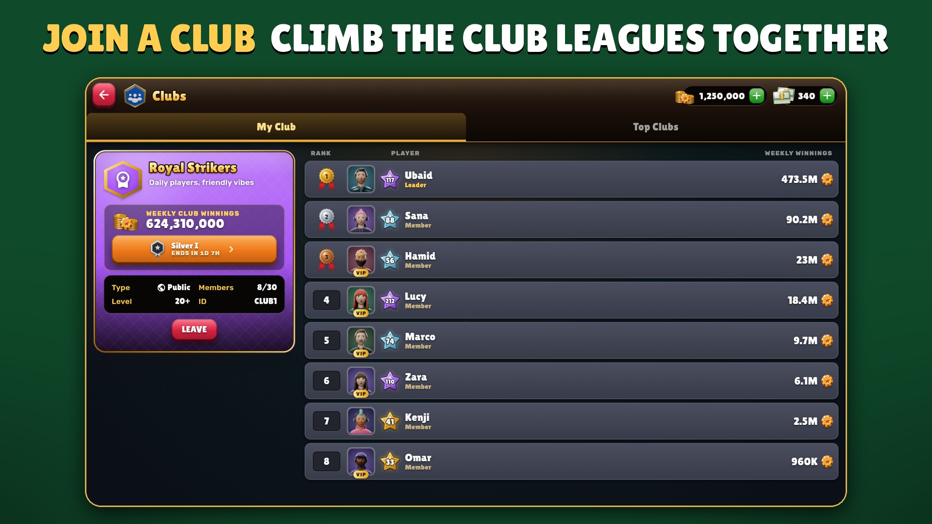 Club Leagues
